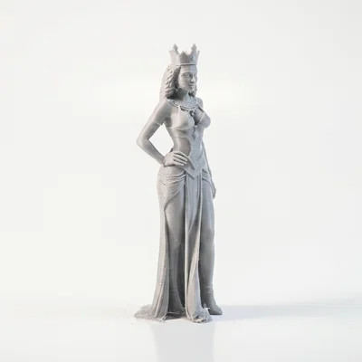 Mô hình in 3D Nữ hoàng giả tưởng - Queen Fantasy Figurine