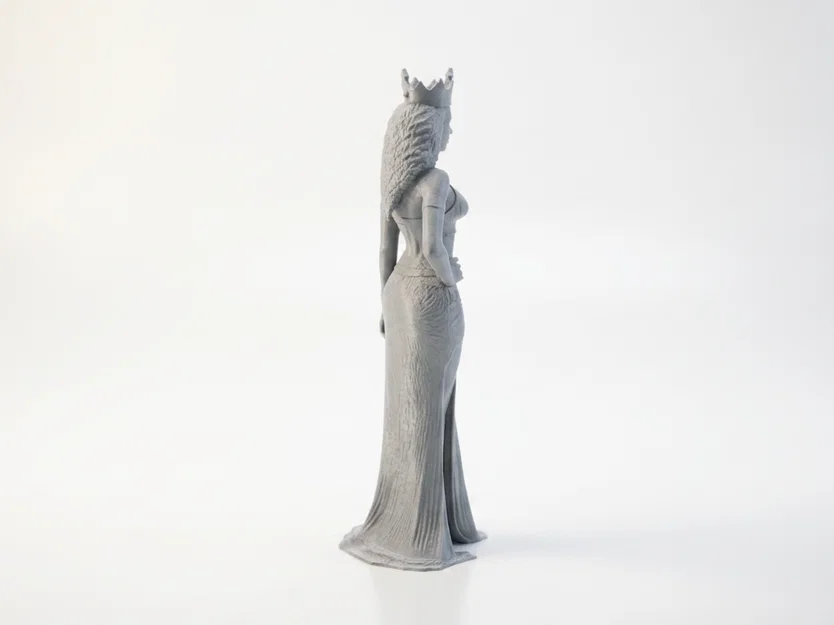 Mô hình in 3D Nữ hoàng giả tưởng - Queen Fantasy Figurine - Image 3
