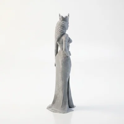 Mô hình in 3D Nữ hoàng giả tưởng - Queen Fantasy Figurine