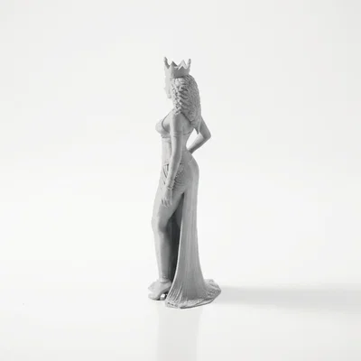 Mô hình in 3D Nữ hoàng giả tưởng - Queen Fantasy Figurine