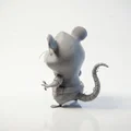 Mô hình Chuột Hải tặc - Tượng Fantasy sưu tầm in 3D - Thumbnail 4