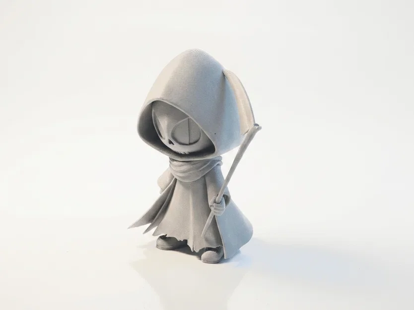 Mô hình 3D Tử Thần Khoác Áo Choàng (Hooded Reaper) - Tượng Fantasy - Image 1