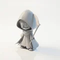 Mô hình 3D Tử Thần Khoác Áo Choàng (Hooded Reaper) - Tượng Fantasy - Thumbnail 1