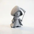 Mô hình 3D Tử Thần Khoác Áo Choàng (Hooded Reaper) - Tượng Fantasy - Thumbnail 2