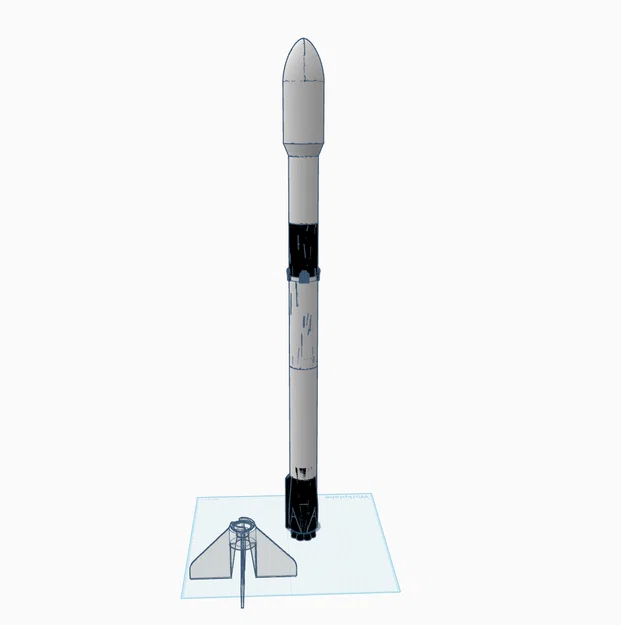 Mô hình tên lửa Falcon 9 hạng C - Image 1