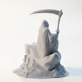 Mô hình 3D Grim Reaper Thần Chết phong cách Fantasy Mythology - Thumbnail 3
