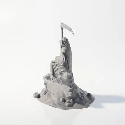 Mô hình 3D Grim Reaper Thần Chết phong cách Fantasy Mythology