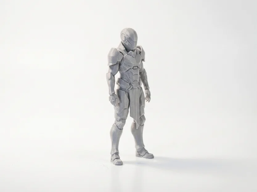 Mô hình chiến binh đấu sĩ robot Robo Gladiator 3D có thể in ấn - Image 2