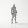 Mô hình chiến binh đấu sĩ robot Robo Gladiator 3D có thể in ấn - Thumbnail 2