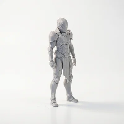 Mô hình chiến binh đấu sĩ robot Robo Gladiator 3D có thể in ấn