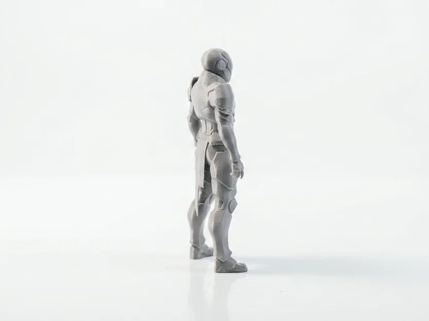 Mô hình chiến binh đấu sĩ robot Robo Gladiator 3D có thể in ấn - Image 3