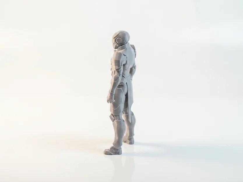 Mô hình chiến binh đấu sĩ robot Robo Gladiator 3D có thể in ấn - Image 4