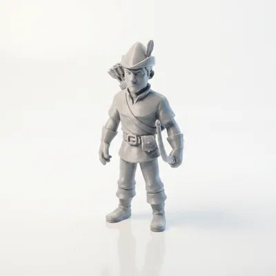 Mô hình Robin Hood Archer 3D in fantasy cực chất