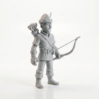 Mô hình Robin Hood Archer 3D in fantasy cực chất