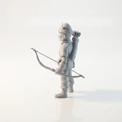 Mô hình Robin Hood Archer 3D in fantasy cực chất