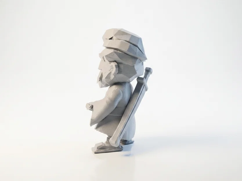 Mô hình Samurai Warrior: Tượng chiến binh phong cách Fantasy in 3D - Image 4