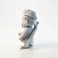 Mô hình Samurai Warrior: Tượng chiến binh phong cách Fantasy in 3D - Thumbnail 4