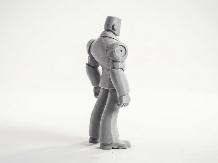 Mô hình Robot Man mặc vest - Tượng 3D in ấn tượng cho người sưu tầm - Image 3