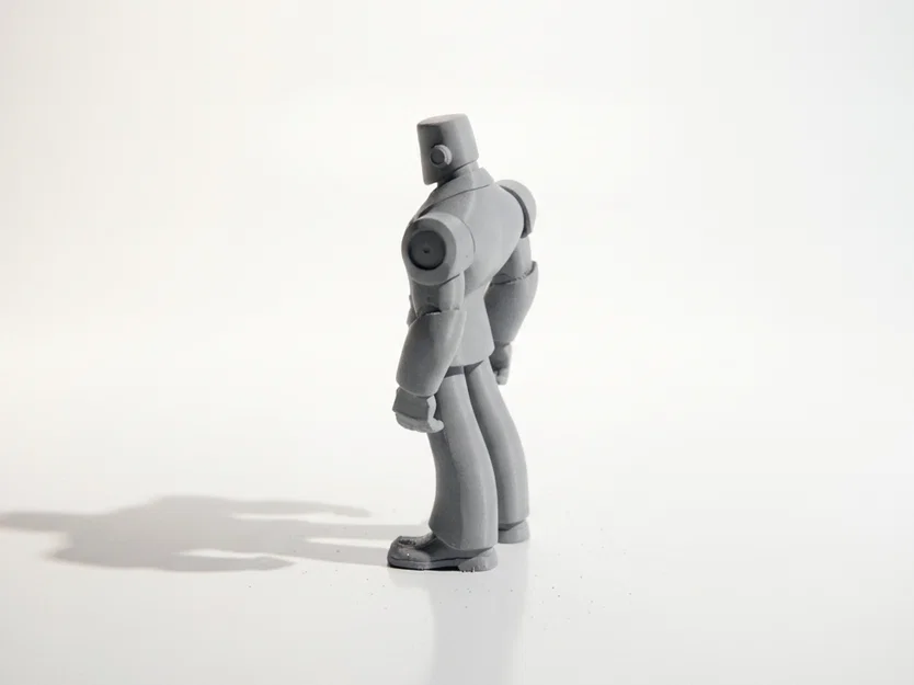 Mô hình Robot Man mặc vest - Tượng 3D in ấn tượng cho người sưu tầm - Image 4