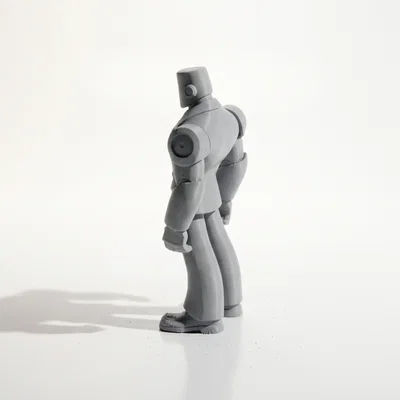 Mô hình Robot Man mặc vest - Tượng 3D in ấn tượng cho người sưu tầm