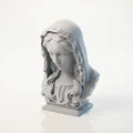Mô hình 3D Bán thân Đức Mẹ Maria (Saint Mary Bust) dành cho in 3D - Thumbnail 1