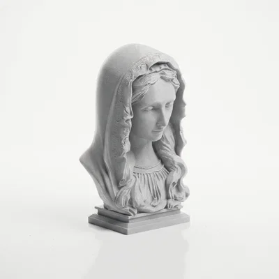 Mô hình 3D Bán thân Đức Mẹ Maria (Saint Mary Bust) dành cho in 3D