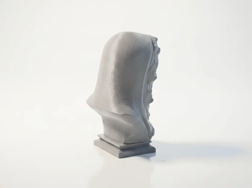 Mô hình 3D Bán thân Đức Mẹ Maria (Saint Mary Bust) dành cho in 3D - Image 3