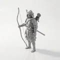 Mô hình 3D Cung thủ Samurai thời phong kiến in được - Thumbnail 1