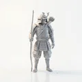 Mô hình 3D Cung thủ Samurai thời phong kiến in được - Thumbnail 2
