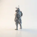 Mô hình 3D Cung thủ Samurai thời phong kiến in được - Thumbnail 4