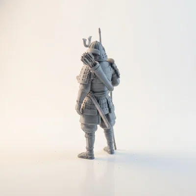 Mô hình 3D Cung thủ Samurai thời phong kiến in được