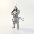 Mô hình Samurai Warrior Fantasy in 3D - Thumbnail 1