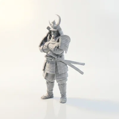 Mô hình Samurai Warrior Fantasy in 3D