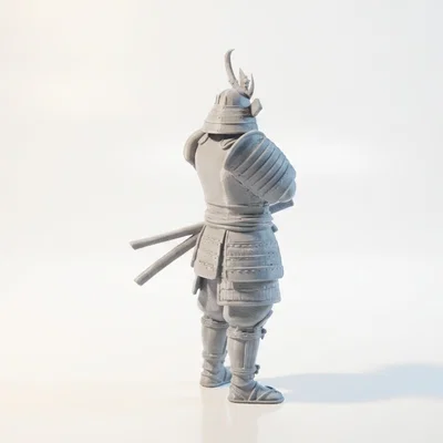 Mô hình Samurai Warrior Fantasy in 3D