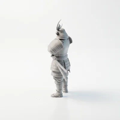 Mô hình Samurai Warrior Fantasy in 3D