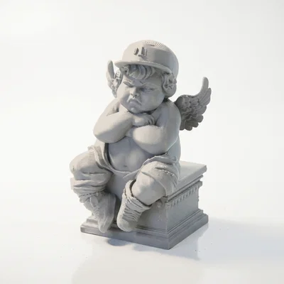 Mô hình 3D Tượng Thiên Thần Nhỏ Chubby Dễ Thương - In 3D Fantasy