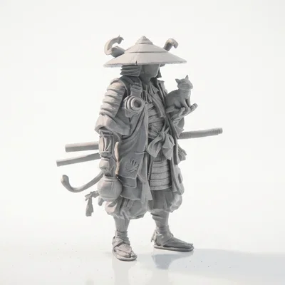 Mô hình Samurai Warrior Fantasy in 3D cực kỳ chi tiết