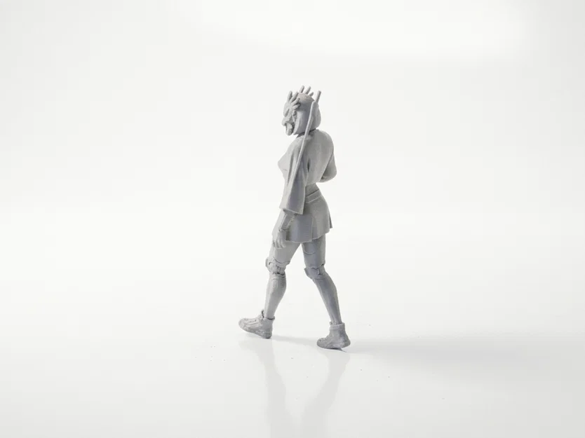 Mô hình 3D Samurai Cầm Lưỡi Hái - Chiến Binh Giả Tưởng - Image 4