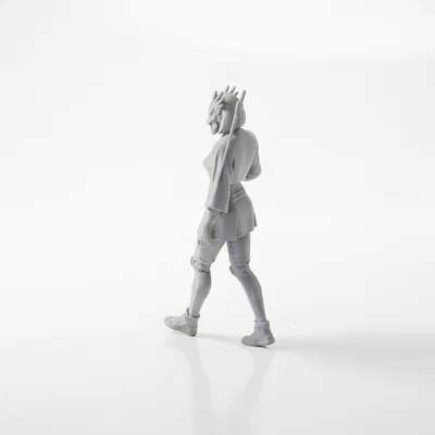 Mô hình 3D Samurai Cầm Lưỡi Hái - Chiến Binh Giả Tưởng
