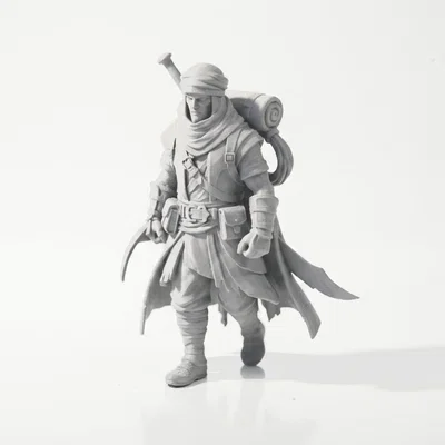 Mô hình 3D Warrior Scavenger Fantasy - Sẵn sàng để in