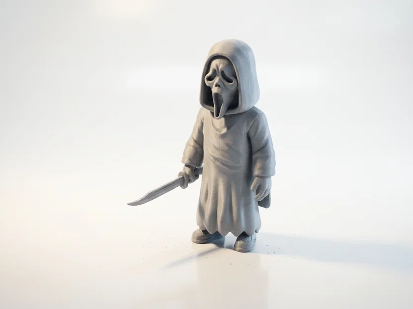 Mô hình 3D Tượng bán thân Quái vật Scream - Sinh vật Fantasy - Image 1