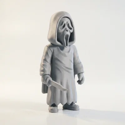 Mô hình 3D Tượng bán thân Quái vật Scream - Sinh vật Fantasy
