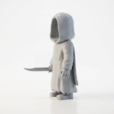 Mô hình 3D Tượng bán thân Quái vật Scream - Sinh vật Fantasy