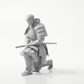 Mô hình 3D Samurai Warrior quỳ gối - Tượng chiến binh giả tưởng in 3D - Thumbnail 1
