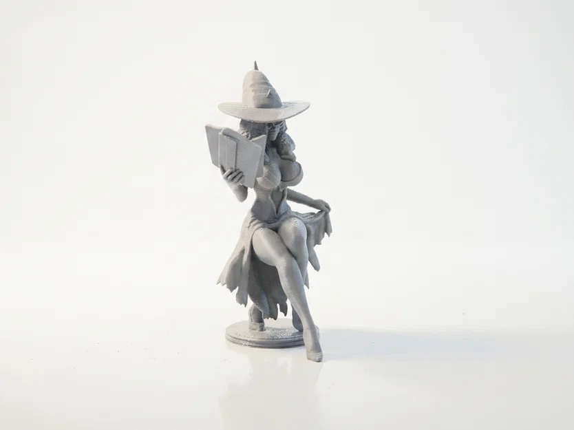 Mô hình phù thủy ngồi phong cách Fantasy - File in 3D thần thoại - Image 2