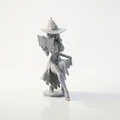 Mô hình phù thủy ngồi phong cách Fantasy - File in 3D thần thoại - Thumbnail 2
