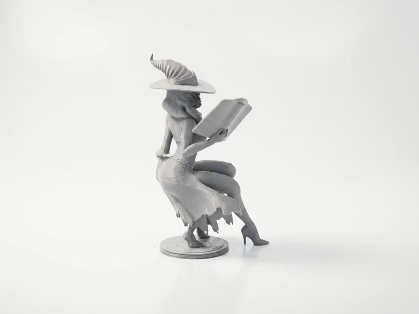 Mô hình phù thủy ngồi phong cách Fantasy - File in 3D thần thoại - Image 3