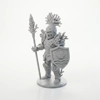 Mô hình 3D Chiến binh Hiệp sĩ biển (Sea Knight Warrior) dành cho in 3D