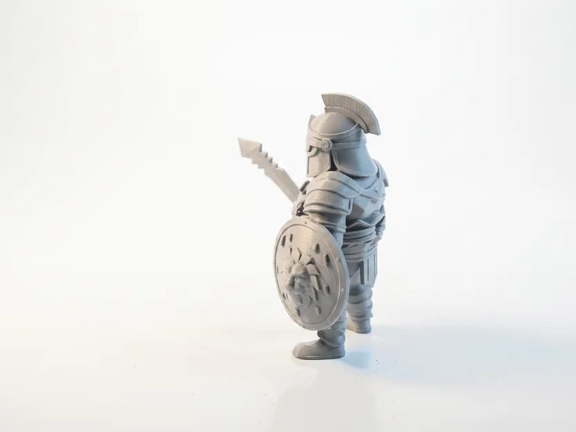 Mô hình 3D Hiệp Sĩ Giáp Trụ - Phiên Bản Giả Tưởng - Image 4