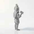 Mô hình 3D Thần Shiva - Tượng thần Ấn Độ giáo phong cách Fantasy - Thumbnail 3